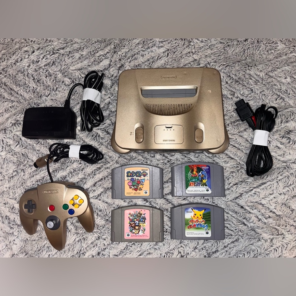 Gold Nintendo 64 Bundle